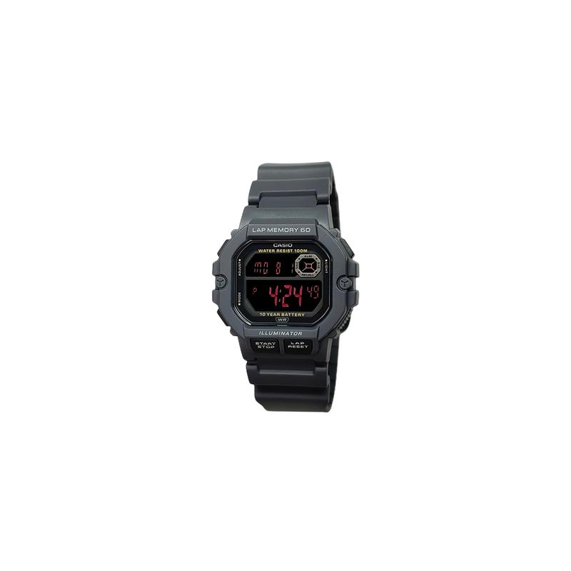 Casio Кастомизированные часы модифицированная серия желтый и черный циферблат водозащита 100 метров WS-1400H-8B модифицированный-Lumen Forge HeiSeBiaoPanHeiFenSeBiaoJing