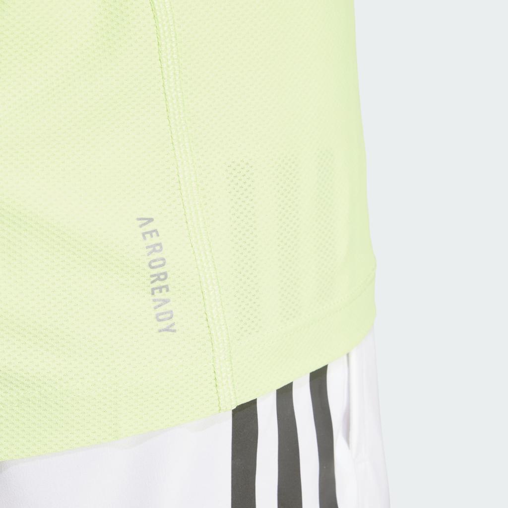 Adidas Own The Run Soft Comfortable Dry Odor Resistant Sleeveless Crew Neck Tank Top Men Tops Pulse-Lime IV5437