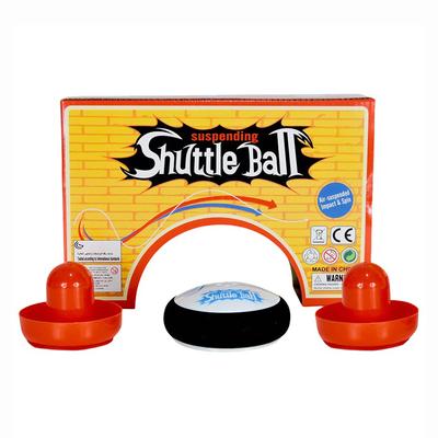 Настольный хоккей на воздушной шайбе для детей, мини-электрический плавающий хоккей на воздушной шайбе с 2 красными толкателями для воздушного хоккея