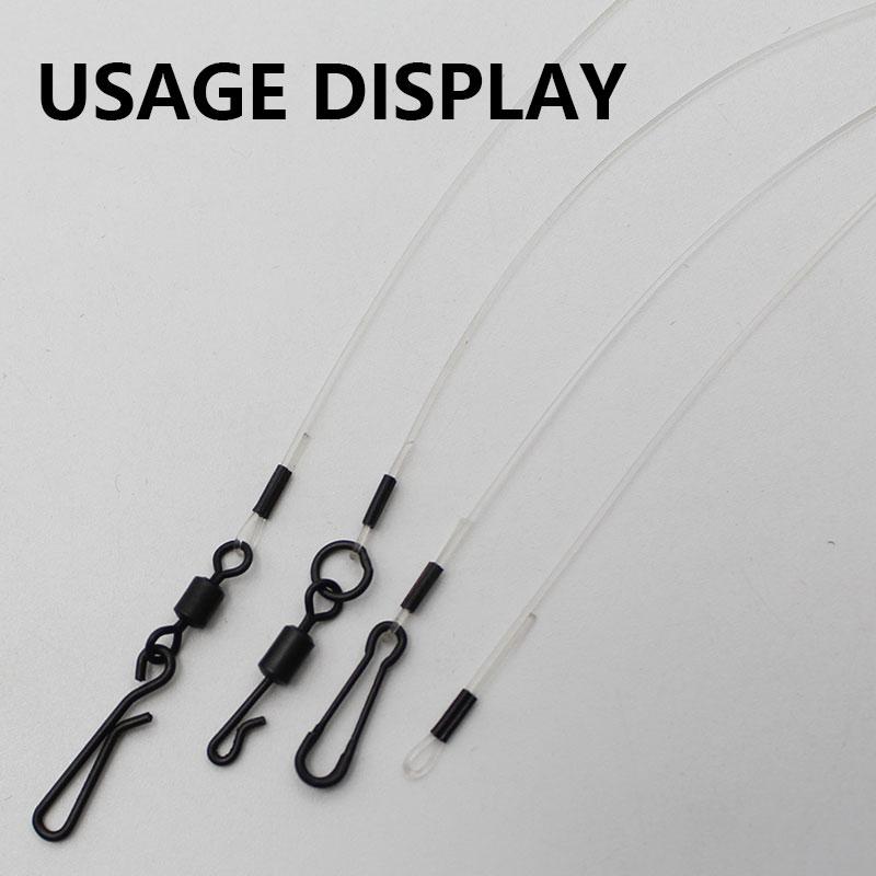 Аксессуары для ловли карпа, обжимы 0,6 мм 0,7 мм, подходят для флюорокарбоновой жесткой связи, быстросменный вертлюг для снастей Chod Rig Ronnie Rig