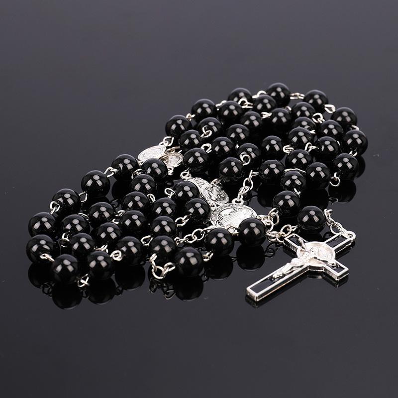 2020   Handmade Catholic Rosary Cross Religious Pendants Necklace
