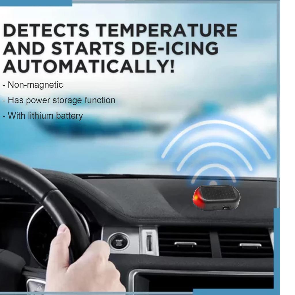 Комплект из 2 электромагнитных антиобледенительных устройств для холодной погоды, размораживатель для эффективного удаления льда и наледи со стекол автомобиля