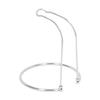   Reel Rack Stainless Steel Short Type U Shaped Upper Frame Round Base Lightweight Detachable Fishing Gear Stand