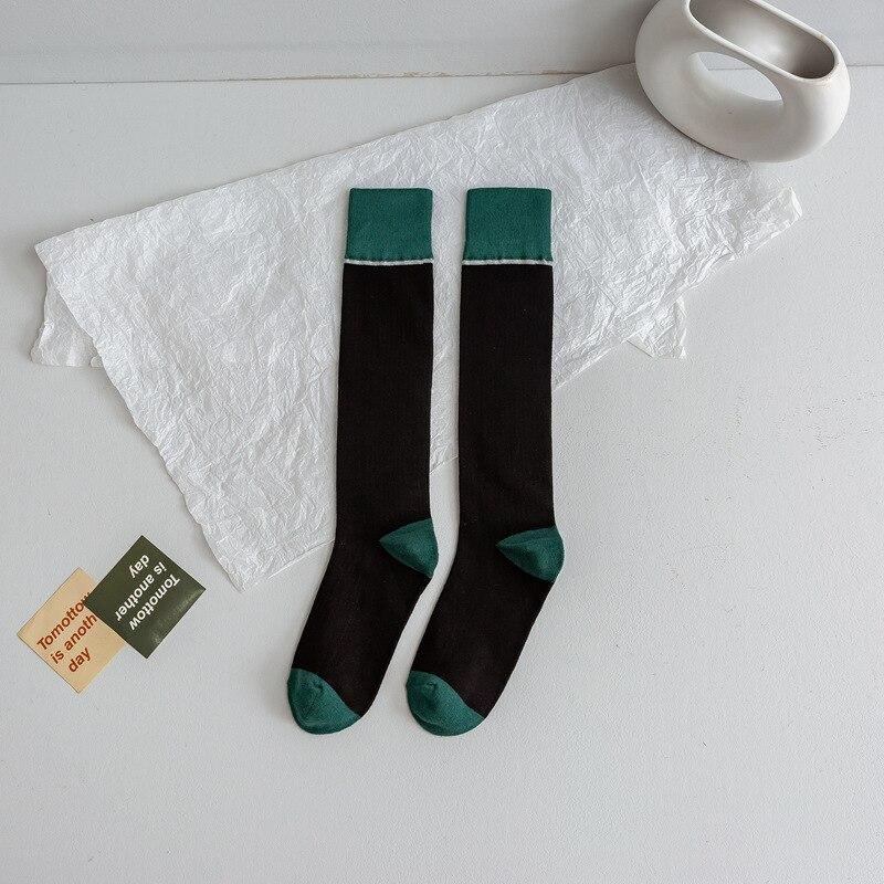 Plaid Girls Women Stockings Long Socks Autumn Winter Warm Thigh High Socks Japan Style Students Over Knee Socks Stocking Leg Sox