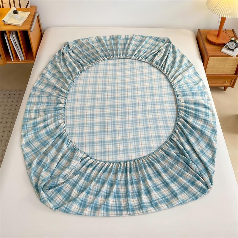 Однослойная простыня на подкладке из стираного хлопка и льна типа A Защитная простыня для матраса Simmons(Не включать наволочки)