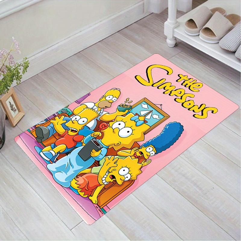 Ковер The Simpsons - Мягкий и прочный для гостиной, спальни и наружного использования - Полиэстеровый коврик для пола, моющийся вручную