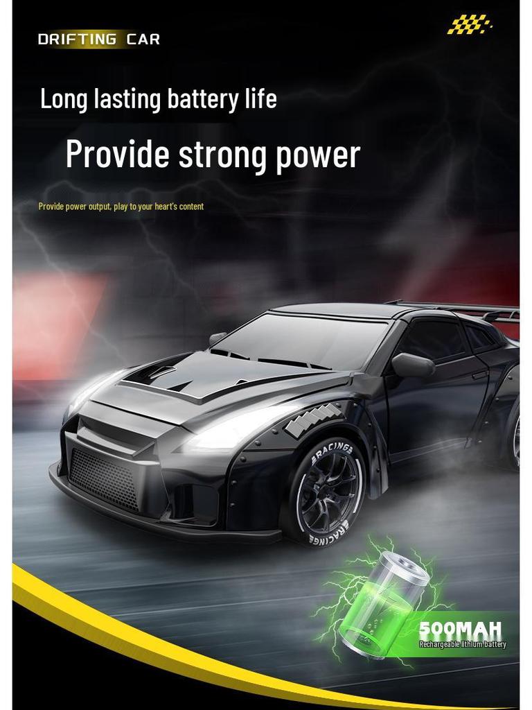 Профессиональная гоночная машина на радиоуправлении с полным газом и рулевым управлением, возможность дрифта с двумя двигателями - Модель 993RC