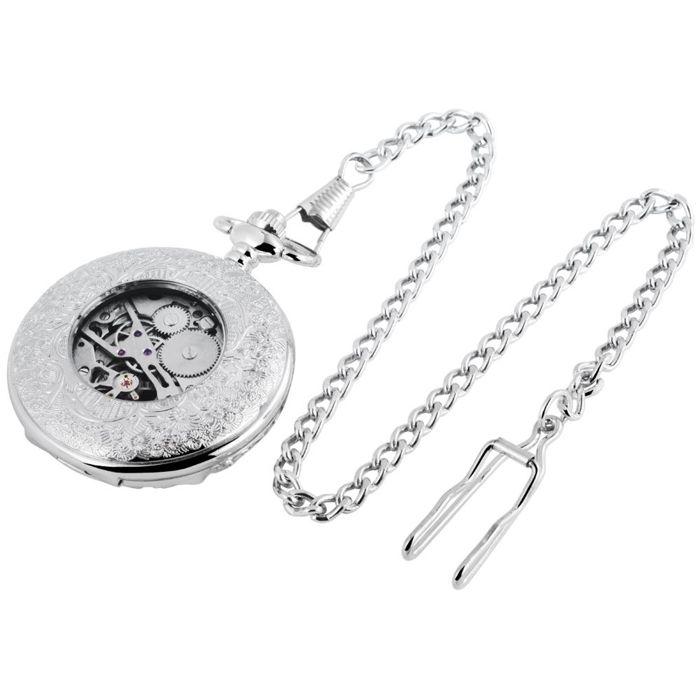 Montre de poche Excellanc Argent Métal inspiration classique