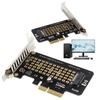 Адаптерная карта M.2 NVME SSD к PCIe 4.0/3.0 X4 до 32 Гбит/с для настольного ПК для M.2 NVMe SSD 2280/2260/2242/2230