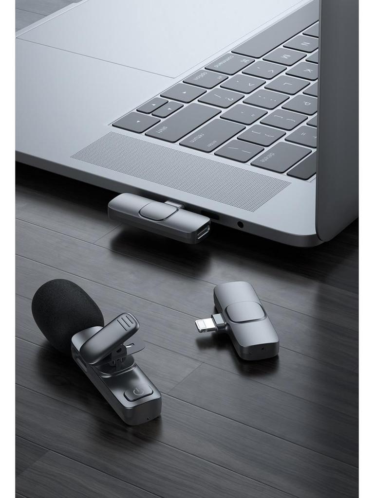 Wireless Lavalier Mic for Mobile Live Streaming & Interviews: Dual Recording & Noise Reduction