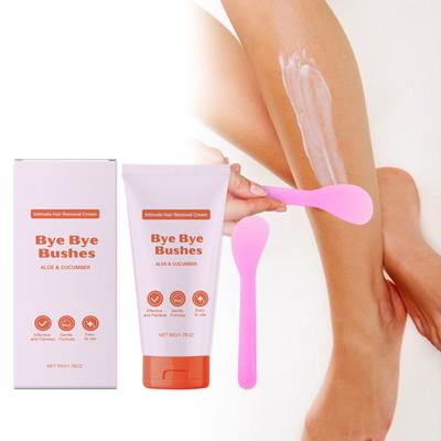 Bye Bye Gentle Hair Removal Cream, Крем для удаления волос, Крем для удаления волос в области подмышек и бикини, Нежный, не раздражающий (1шт)