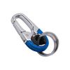 Car Keychain Zinc Alloy Stainless Steel Keyring Rotating Fixed Ring System Car Interior Key Holder Anti-Corrosion Key Organizer
