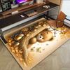 1PC Bear Butterfly Non-Slip Floor Carpet Compatible for Office&Living Room&Bedroom&Dining room - Flat-Weave Machine-W252
