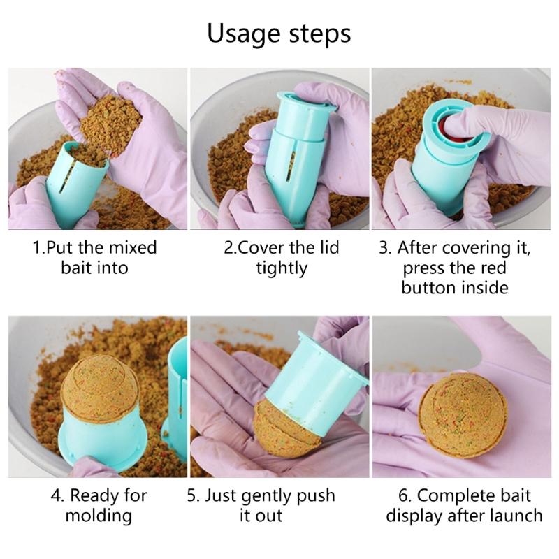 Fishing Baits Molds Maker Fishing Baits Shaper Baits Molds Tool Easy Fishing Baits Shaping Molds for Lake River Angling