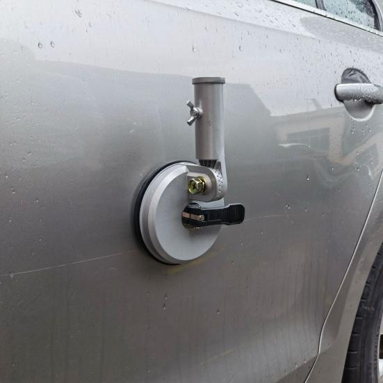 Крепление для флага автофургона, основание для флагштока автофургона, установка без повреждений, крепление для флагштока из алюминиевого сплава, универсальное основание для флагштока на открытом воздухе