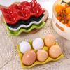 Christmas DIY Boiled Egg Serving Dish Kitchen Porcelain Eggs Tray Egg Stand Storage Rack Egg Holder