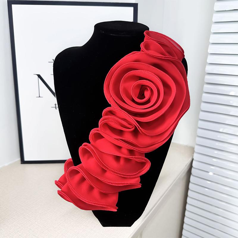 3D Floral Decoration Handmade Flower Patch Diy Chest Flower Sewing Applique For Wedding Dress Accessories