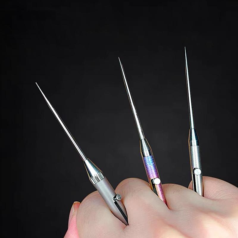 1 шт. металлическая вилка для фруктов, высокопрочный подарочный брелок, выдвижная зубочистка, портативный открытый