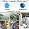 Tuya Smart TH10 Zigbee-переключатель с датчиком температуры и влажности, пассивный сухой контакт, Zigbee-реле, работает с Home Assistant