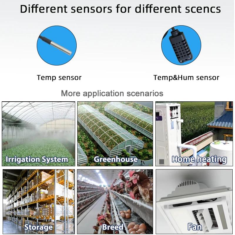 Tuya Smart TH10 Zigbee-переключатель с датчиком температуры и влажности, пассивный сухой контакт, Zigbee-реле, работает с Home Assistant