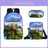 Game Cartoon Minecraft Character Printed Children Large Backpack Capacity