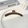 Large Thin Shark Clip Solid Color Geometric Hair Claw Temperament Matte Claw Clip  Girls