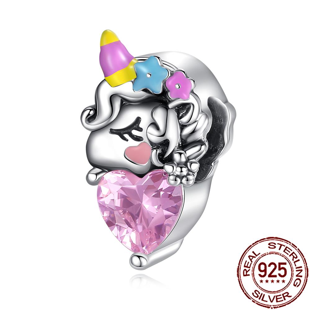New Charms 925 Silver Cat Dog Flamingo Chameleon Axolotl Animal Beads Fit Bracelet Necklace Women DIY Jewelry