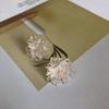 Французские роскошные смоляные серьги-гвоздики в виде цветка-снежинки для женщин - Нишевый дизайн 2025