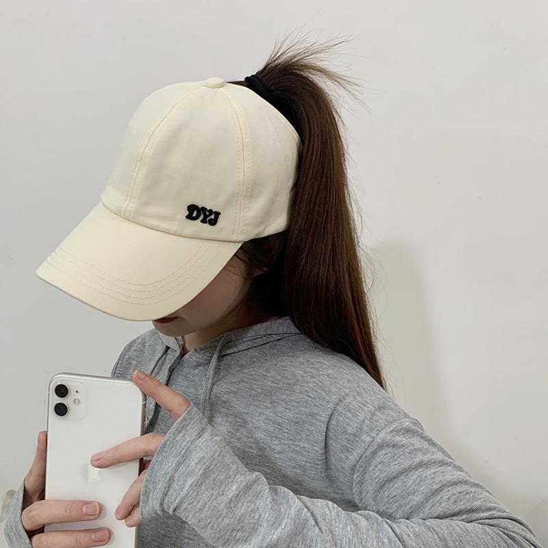 Бейсболка с высоким хвостом женская летняя солнцезащитная, защита от солнца, кепка с открытым верхом, уличная маска для лица, защита от УФ-лучей, солнцезащитная шляпа