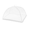 Mesh Food Covers Large White Nylon Pop-Up Tent Umbrella Collapsible Reusable Serving Dish Covers for Outdoor Camping Picnics BBQ