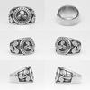 Кольца мужские из нержавеющей стали с тотемом викингов и кельтским узлом в стиле панк-винтаж для мужчин, бойфрендов, байкеров, ювелирных изделий, креативных подарков