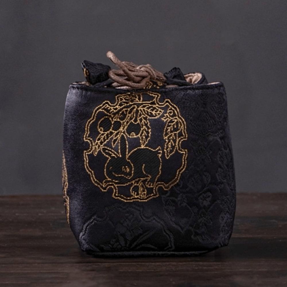 Вышитая сумка в китайском стиле, утолщенная сумка для хранения чайника, грелка для чайника, китайская чайная культура