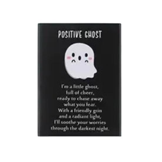 Halloween Mini Resin Ghost Miniature Glow-in-the-Dark Ghost Figurine Cute Tiny Ghost Ornaments Surprise Toy for Garden Fairy Accessories