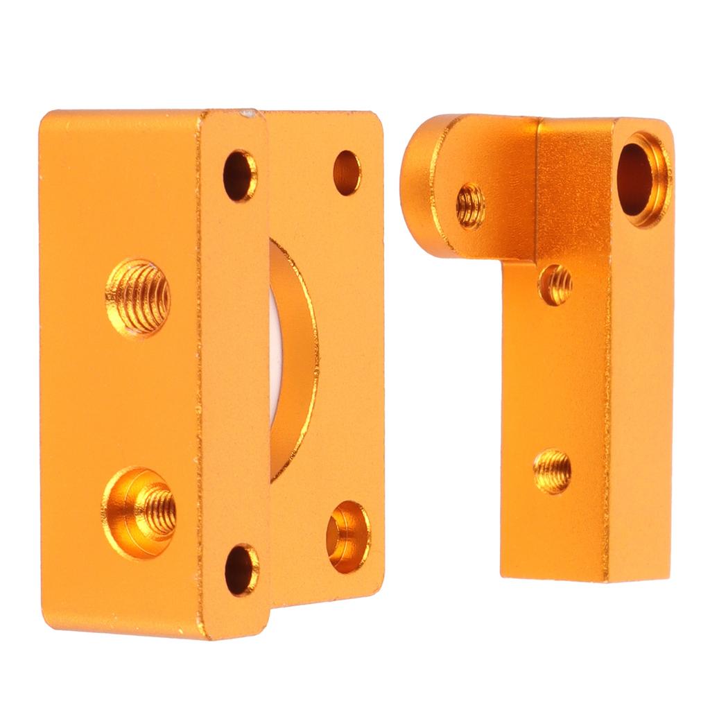 Extruder Bracket Aluminum Block Oxidation Sandblasting Extruders Mounting Block for 3D Printers