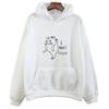 I Do What I Want Cat Hoodie Simple Painting Graphic Sweatshirts Women Kawaii Anime Clothes Long-sleeve Causal Fall Pullovers