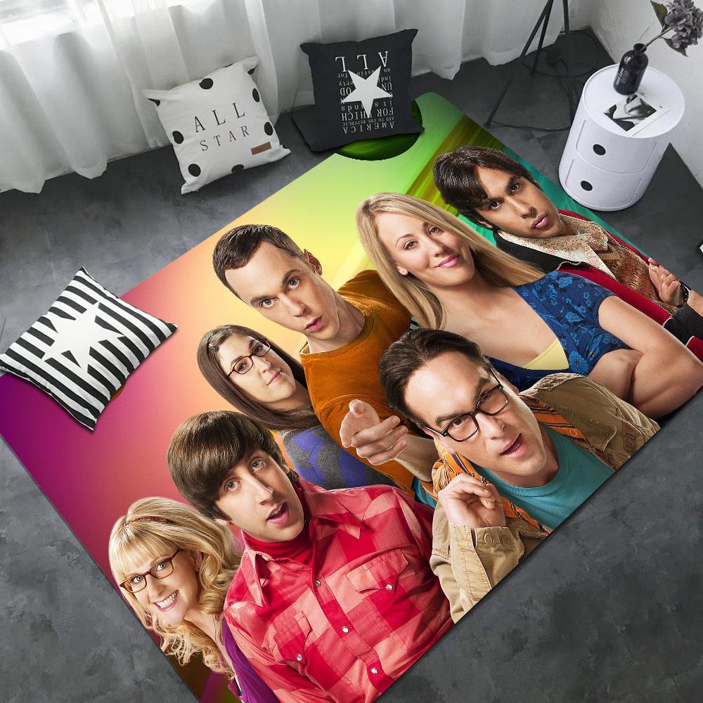 The Big Bang Theory Bathroom Mat Retro Multiple Choice Living Room Kitchen Rug Non-Slip Bedside Mats