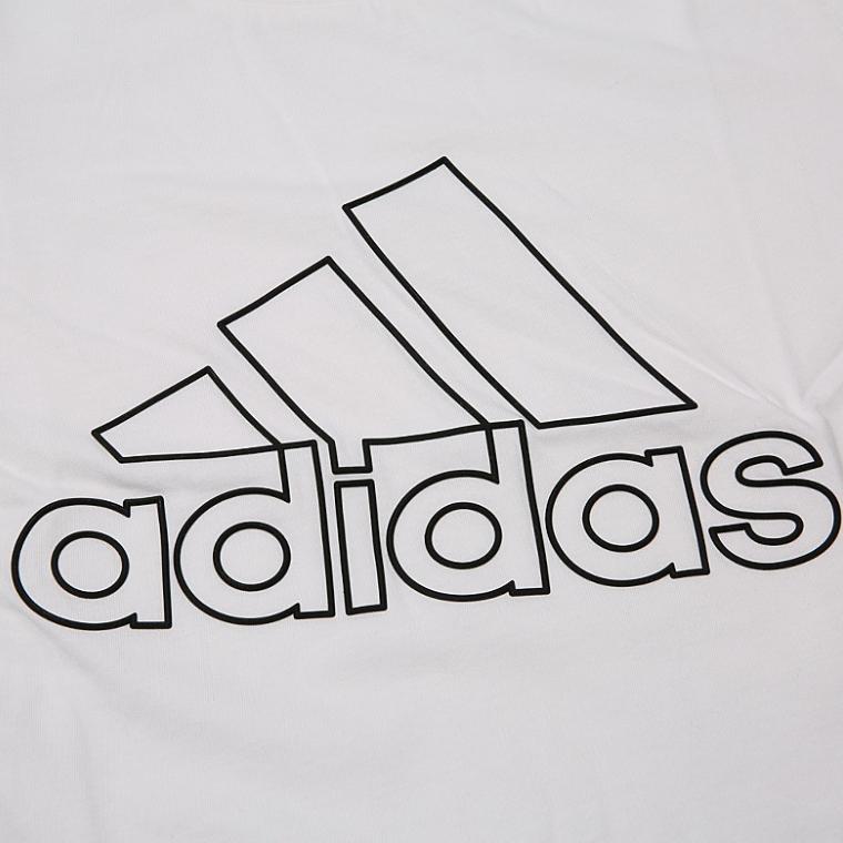 adidas Gfx Ss T Id Letter Print Soft Круглый вырез Короткий рукав Женские футболки Белый CZ5040
