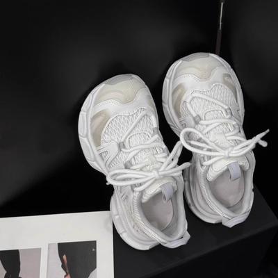 2025 новые летние дышащие сетчатые кроссовки для папы, женские универсальные легкие кроссовки на толстой подошве с мягкой подошвой, ультралегкие спортивные кроссовки