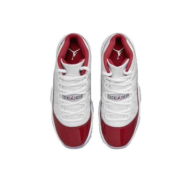 Кроссовки Air Jordan 11 Retro GS Cherry Kids Белый Черный Varsity-Red 378038-116