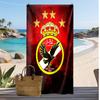 Пляжное полотенце Al Ahly с принтом, быстросохнущее, супервпитывающее, мягкое, легкое, банное полотенце для бассейна, летних путешествий