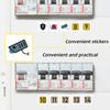 70 шт./Набор Наклейки для маркировки электрической панели | Белые Наклейки-напоминания для распределительной коробки, электрической панели экрана, автоматического выключателя, Удобные
