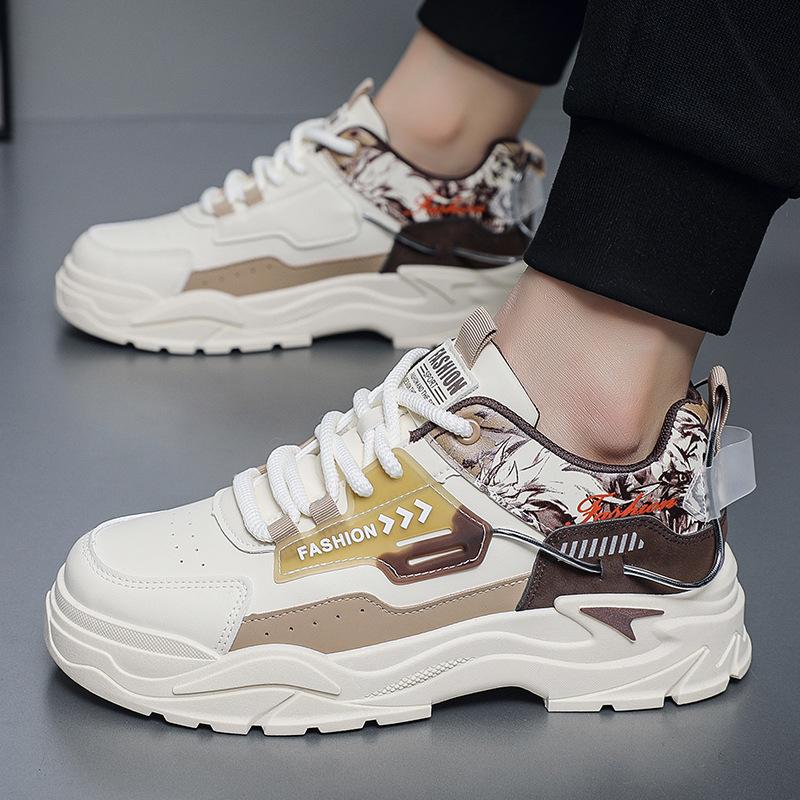 Новая весенняя мужская обувь, модная повседневная обувь, студенческая обувь для бега и спорта, мужская обувь в корейском стиле, модные кроссовки для папы