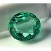 6-8 Ct Natural Green Emerald Oval VVS Certified Loose Gemstone