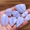 Top Quality Natural Blue Lace Agate Cabochon Lot, Blue Lace Agate Gemstone, Natural Gemstone Lot, Healing Gemstone, Loose Cabochon Lot.