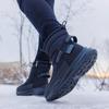 Couple's Short Tube Snow Boots Winter Thickened Non Slip Snow Boots Cotton Shoes Women's Plush Warm Non Slip Snow Boots