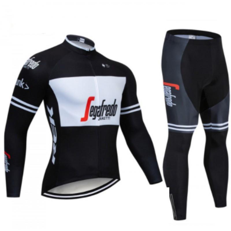 Winter Thermal Fleece Cycling Jersey Mountain Bike Riding Unisex Warm Long Sleeve