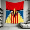 Villarreal Wall Tapestry Aesthetic Wall Hanging Printed Fabric Blanket Decorative Tapestries for Bedroom Living Room Home Decor