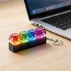 Клавиатурный кликер Fidget RGB Сенсорная игрушка для снятия стресса Клавиатурный звуковой кликер для дома, класса, собраний, школы, путешествий в помещении