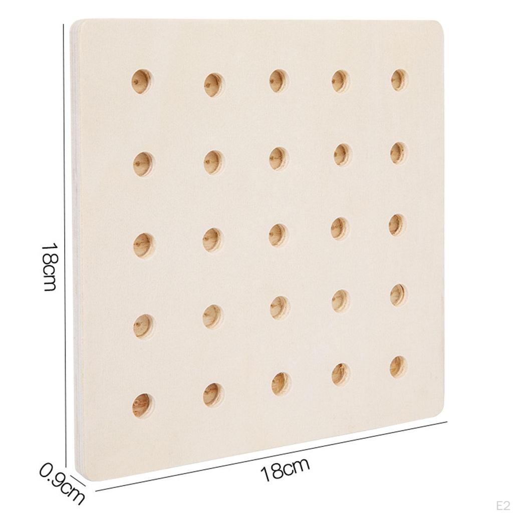 Деревянная детская игрушка-шнуровка, игрушка в форме шнурка Монтессори, деревянная геометрическая доска для обучения