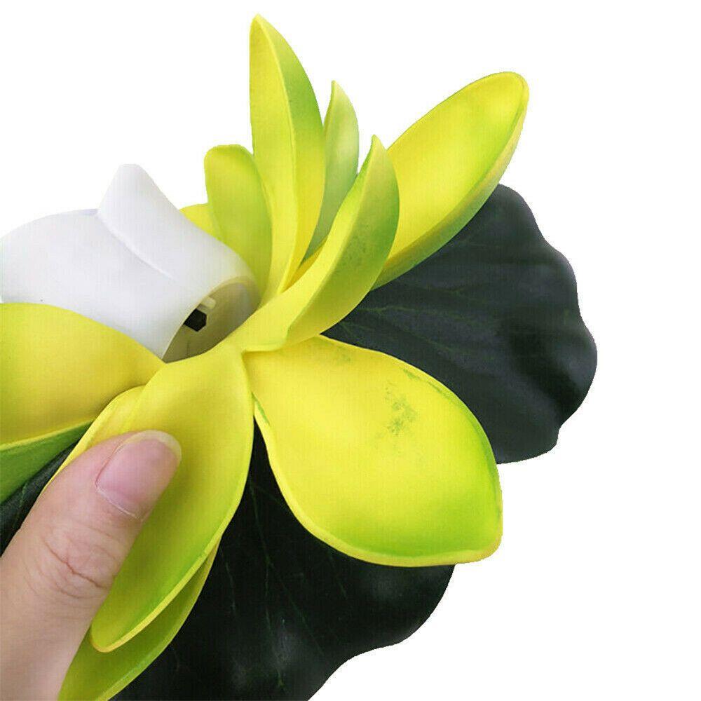 Buddhist Prayer Water Landscape Lotus Lamp Fountain Pool Pond Lamp Flower Light Wishing Lamp